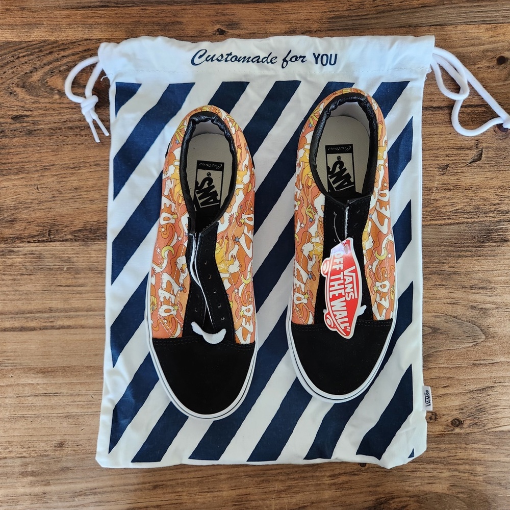 Vans "Custom LEO Edition" Unisex Mens size 7 , Women's size 8.5